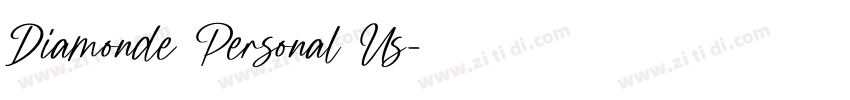 Diamonde Personal Us字体转换